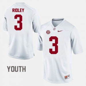 Calvin Ridley Alabama Jersey Youth College Football White #3 706814-674