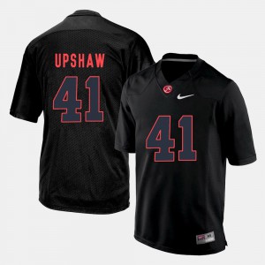For Men College Football Courtney Upshaw Alabama Jersey Black #41 637959-174