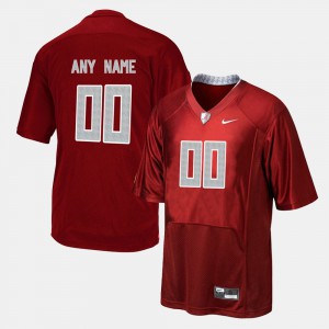 College Football Men Alabama Customized Jersey Red #00 322796-472