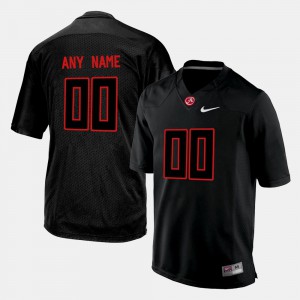 College Limited Football Alabama Customized Jerseys Men's #00 Black 328735-414