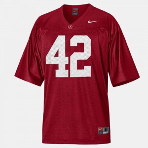 Eddie Lacy Alabama Jersey College Football Kids Red #42 924893-485