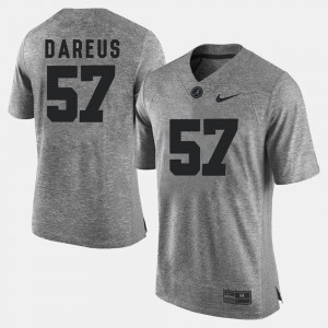 For Men Gridiron Gray Limited Gridiron Limited #57 Gray Marcell Dareus Alabama Jersey 312259-869