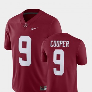Player #9 Amari Cooper Alabama Jersey For Men Alumni Football Game Crimson 151097-507