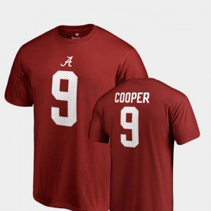 #9 Name & Number Crimson Amari Cooper Alabama T-Shirt Men's College Legends 635143-864
