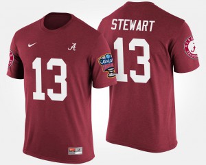 #13 ArDarius Stewart Alabama T-Shirt Crimson Bowl Game Sugar Bowl Men's 948393-500