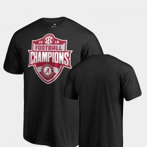 Black Men Big & Tall 2018 SEC Football Champions Alabama T-Shirt 440086-305