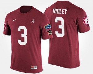 Sugar Bowl Calvin Ridley Alabama T-Shirt Crimson #3 Mens Bowl Game 822030-860