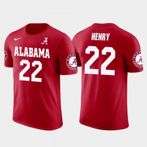 Derrick Henry Alabama T-Shirt Tennessee Titans Football Men's #22 Future Stars Red 481587-540