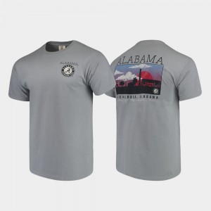 Comfort Colors Alabama T-Shirt Campus Scenery Men's Gray 838533-667