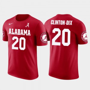 #20 Future Stars Ha Ha Clinton-Dix Alabama T-Shirt Men's Red Washington skins Football 951625-846