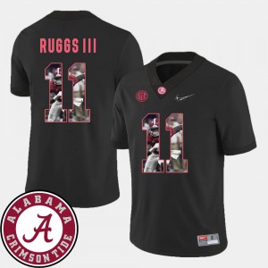 Pictorial Fashion Henry Ruggs III Alabama Jersey #11 Black Mens Football 397779-707