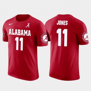 Julio Jones Alabama T-Shirt #11 Red Future Stars For Men's Atlanta Falcons Football 961382-805