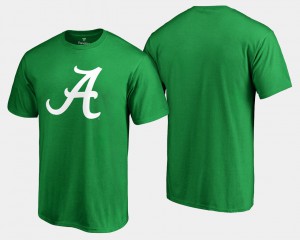 Alabama T-Shirt Kelly Green For Men White Logo Big & Tall St. Patrick's Day 836557-933