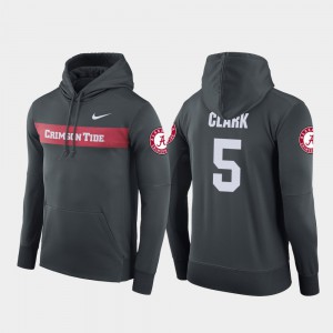 Sideline Seismic #5 For Men Ronnie Clark Alabama Hoodie Football Performance Anthracite 935683-274
