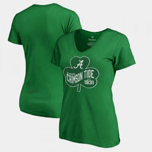 Paddy's Pride Fanatics Kelly Green St. Patrick's Day Alabama T-Shirt For Women's 475497-209